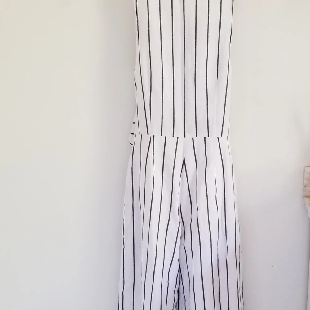 Banana Republic stripe jumpsuit
